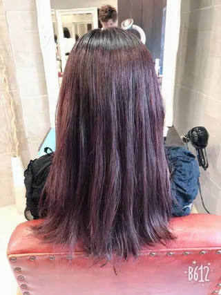 セミロング 髪質改善JILL 桑原のヘアスタイル