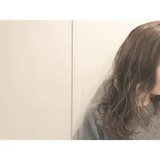 セミロング カラー パーマ 💈LuTa💈_ 公式_NewOpenのヘアスタイル