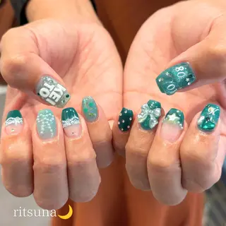 ネイル ritsuna🌙 nail 堺筋本町のネイルデザイン