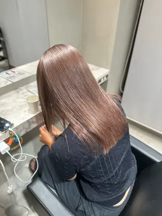 カラー 透明感カラ‎ꕀ꙳ 𝐤𝐢𝐤𝐤𝐚のヘアスタイル