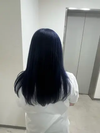 ロング 艶髪ハイトーンカラー 渋谷🎀ririkaのヘアスタイル