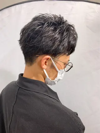 ショート パーマ メンズ 新宿御苑前/ボブ 髪質改善Ryuseiのヘアスタイル