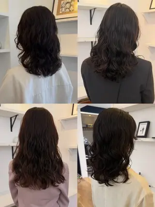 ロング パーマ ヘアアレンジ 髪質改善ストレート✨ パーマヘア✨YUKIのヘアスタイル