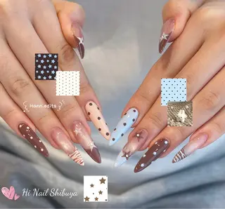 セミロング Hi Nail Salonのネイルデザイン
