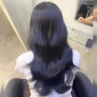 ロング カラー SHUN/名駅/ ツヤ髪/透明感🖤のヘアスタイル