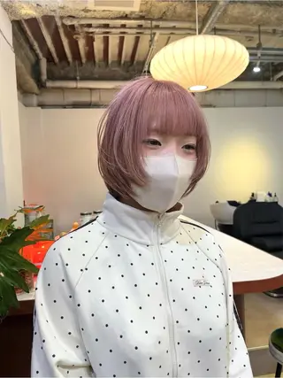 ショート カラー Sanaダブルカラー ✨️パルコ徒歩1分のヘアスタイル