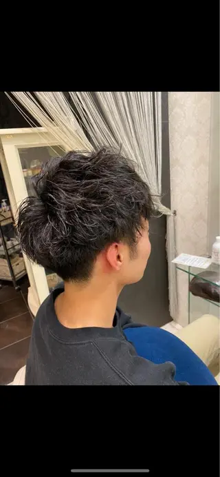 パーマ メンズ 【育休中】EARTH 荒井店HARUNAのヘアスタイル