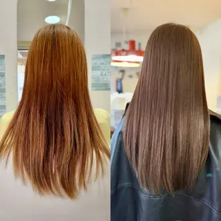 ロング カラー 髪質改善美容師 🪽YOSSYのヘアスタイル