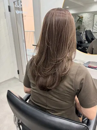 ロング カラー 髪質改善will hairdesignのヘアスタイル