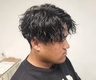 ショート パーマ メンズ 【イケメン風パーマ】 SHOFYのヘアスタイル