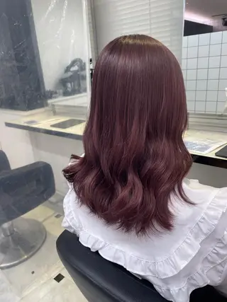 セミロング 透明感/艶髪/💖 トレンドスタイル💖のヘアスタイル