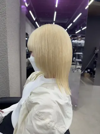 ショート カラー 鈴木/ボブ/ ベージュ/ピンクのヘアスタイル