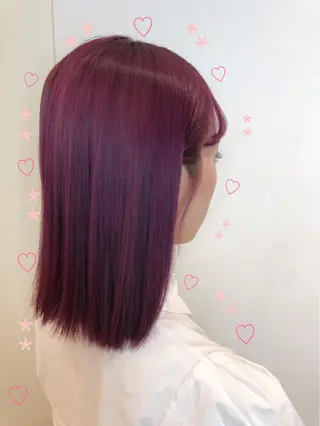ミディアム カラー 新宿駅近♡個室 ♡関口三都季🌜のヘアスタイル