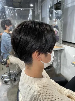 パーマ メンズ ベージュカラー💖 やすひろのヘアスタイル