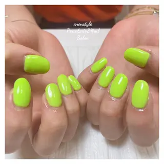 ミディアム ネイル 🐾enen style 🐾のネイルデザイン