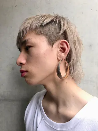 ショート カラー メンズ 山下 亮輔のヘアスタイル