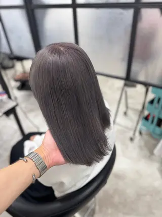 セミロング ハイトーン特化 ケアブリーチ/ノトのヘアスタイル