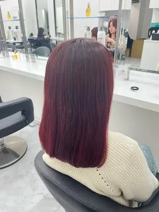 ミディアム カラー Zina熊本🫧 Kurehaのヘアスタイル