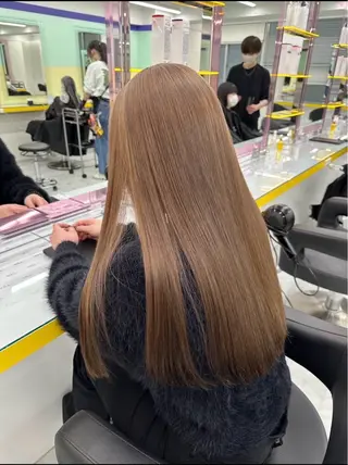 ロング カラー ヘアアレンジ 🦋艶出しワンカラー 🦋MASAKIのヘアスタイル