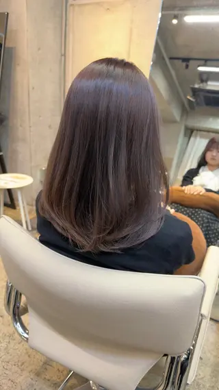 ミディアム カラー 透明感カラー/艶 ✖️上品/修生🥀のヘアスタイル