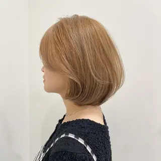 ミディアム カラー 🌿レイヤー/ブリー チ/🌿JINのヘアスタイル