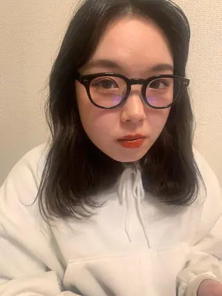 ミディアム カラー RISAKO レイヤーカット🎀のヘアスタイル