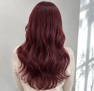 ロング カラー ハイトーンカラー が絶対可愛い✨泰聖✨のヘアスタイル
