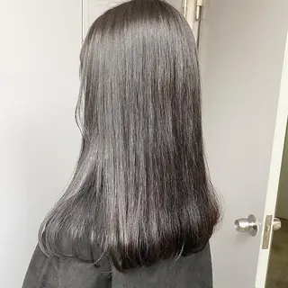 ロング カラー ヘアアレンジ 縮毛矯正/髪質改善/ ブリーチ毛/木元渓太のヘアスタイル
