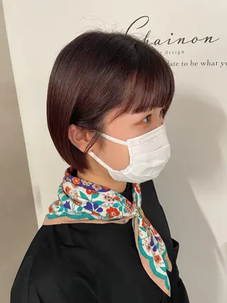 ショート カラー 筑紫通り沿い | eNeのマツエク・マツパデザイン