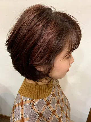 ショート カラー ヘアアレンジ 🌿子池おりえ 🌿のヘアスタイル