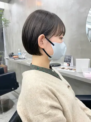 ショート カラー 華 /ショート/ボブのヘアスタイル