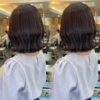 ショート カラー ブリーチなしカラー kana🐱のヘアスタイル