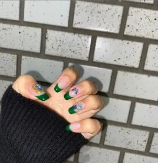 ネイル パラあり！フィルイン 美フォルムのネイルデザイン