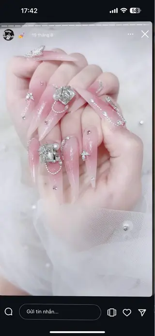 ネイル MoMoA Nail ネイル長さ出し専門店のネイルデザイン