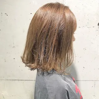 ミディアム カラー YU-KA ✂︎Rico.のヘアスタイル
