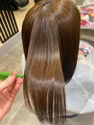 ミディアム ノンダメージ 🥑mikubanのヘアスタイル