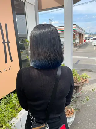 ミディアム 下條 真のヘアスタイル