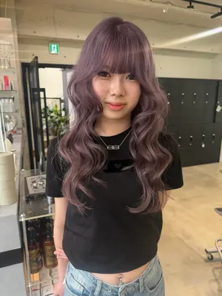 ロング カラー Hana ハイトーン🕯🩰のヘアスタイル