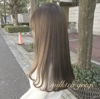 ロング City/louwe 韓国レイヤーカットのヘアスタイル