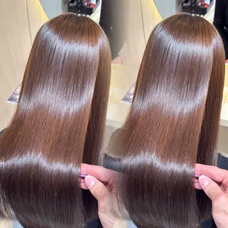 ロング カラー 美髪縮毛矯正✨🫧 レイヤー川村利幸のヘアスタイル