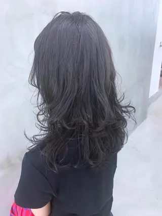 パーマ 💓パーマ，💗 レイヤーカットのヘアスタイル