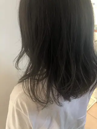 セミロング カラー 韓国hair ·͜· watanabeのヘアスタイル