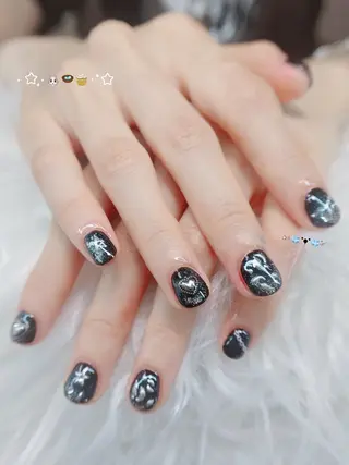 ネイル HOSHINO NAIL_長さだしのネイルデザイン
