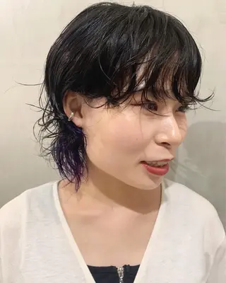 ショート カラー パーマ 優作 〜圧倒的信頼〜のヘアスタイル