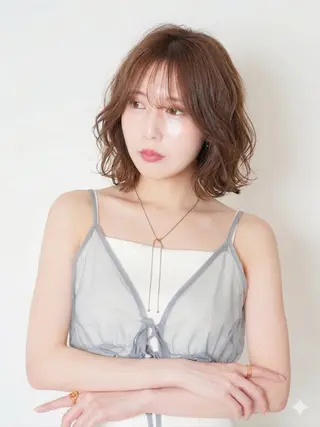 ミディアム 🫧透明感カラー /艶髪すなお🧸のヘアスタイル