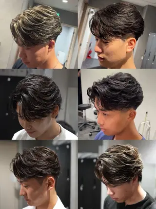 ショート パーマ メンズ特化型 美容師河合のヘアスタイル