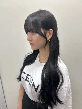 ロング 中村 彪我のヘアスタイル