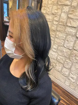 カラー ブリーチカラー⸜♡⸝ クルミ🐍のヘアスタイル