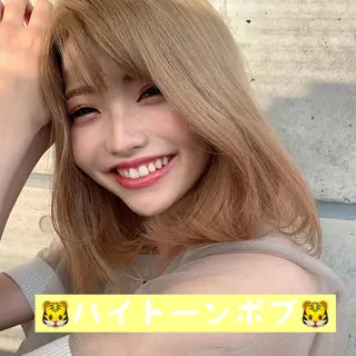 セミロング カラー 🫧渋谷美容師 たくみ🫧のヘアスタイル