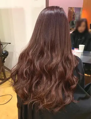 ロング カラー 韓国レイヤーカット★ 小林大樹のヘアスタイル